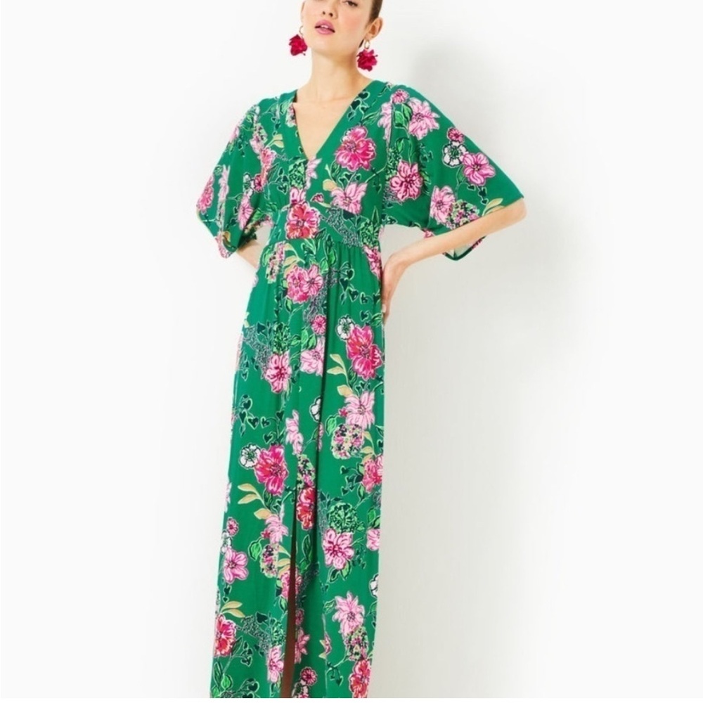 NWT Lilly Pulitzer Roselle Multi Safari Sanctuary Maxi Dress